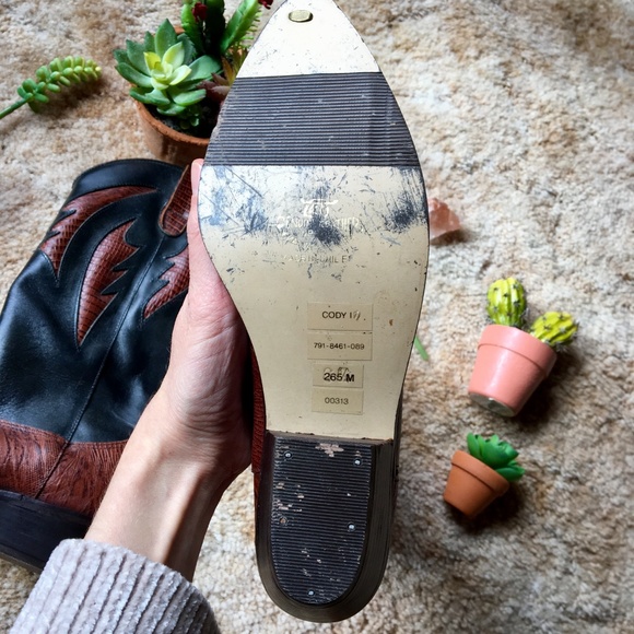 {Dolcis Genuine Leather} Western Cowboy Boots, 6.5 - Picture 6 of 8